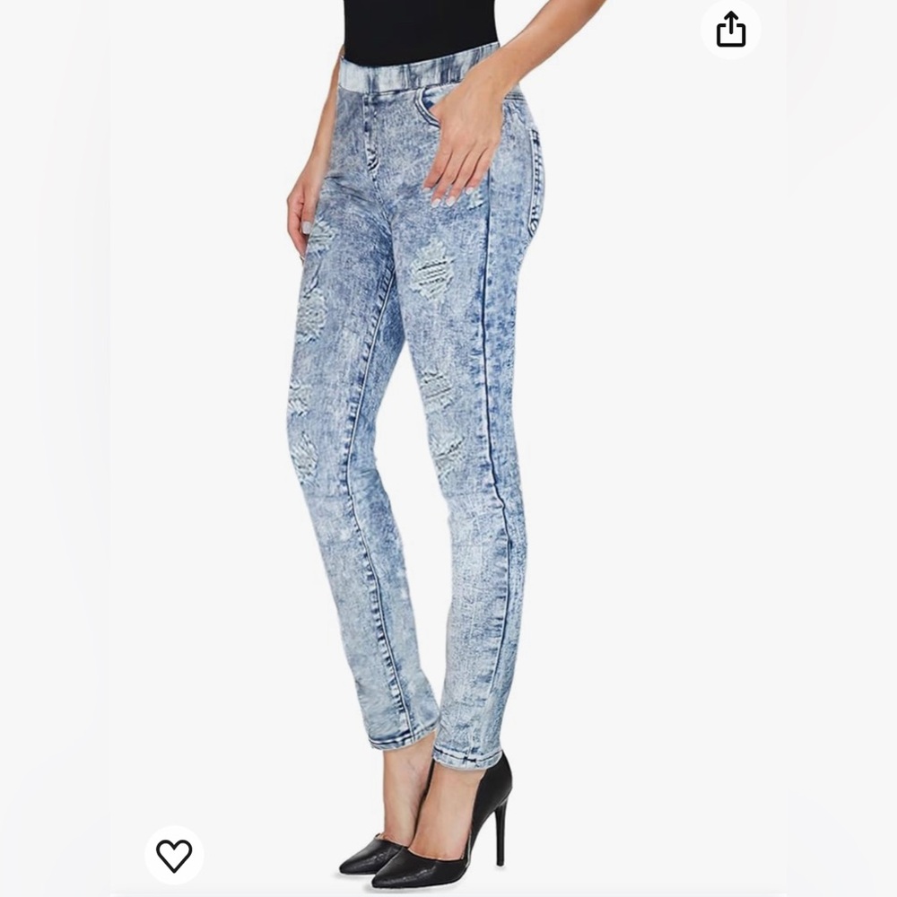 Hybrid & Company Women's Stretchy Slim Fit Skinny Leg Pull On